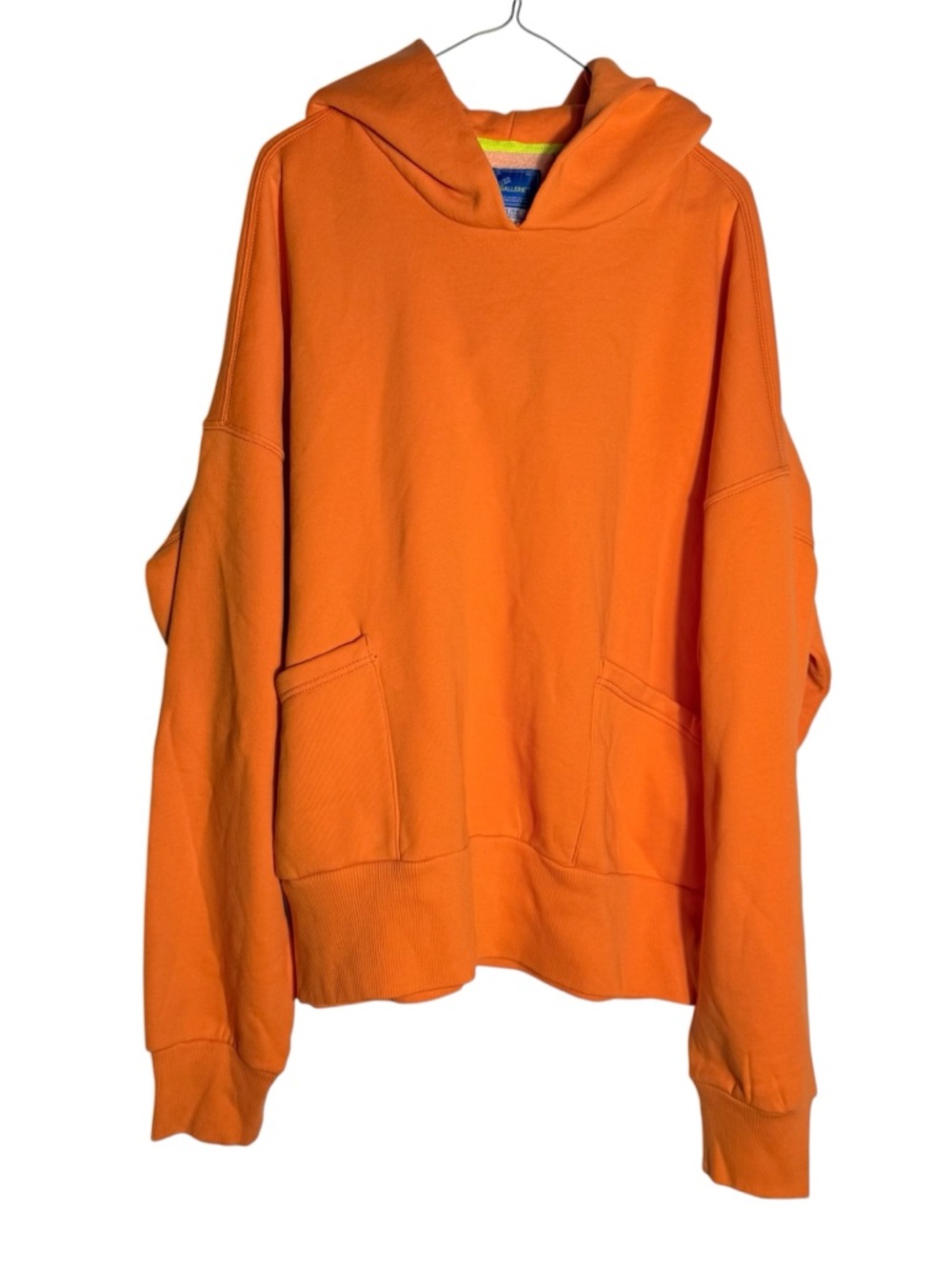 Op Ed Gallerie Orange Patch Pocket Hoodie NWT Size XL Streetwear Pullover
